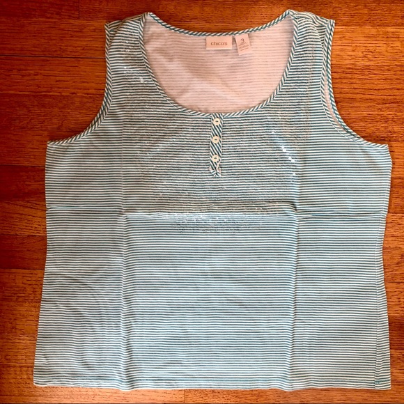 CHICOS TANK STYLE TOP - Picture 2 of 8